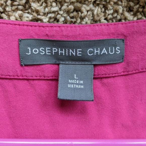 MAKE OFFER: Josephine Chaus Fuschia Pink Gathered Tank Blouse - Picture 14 of 16